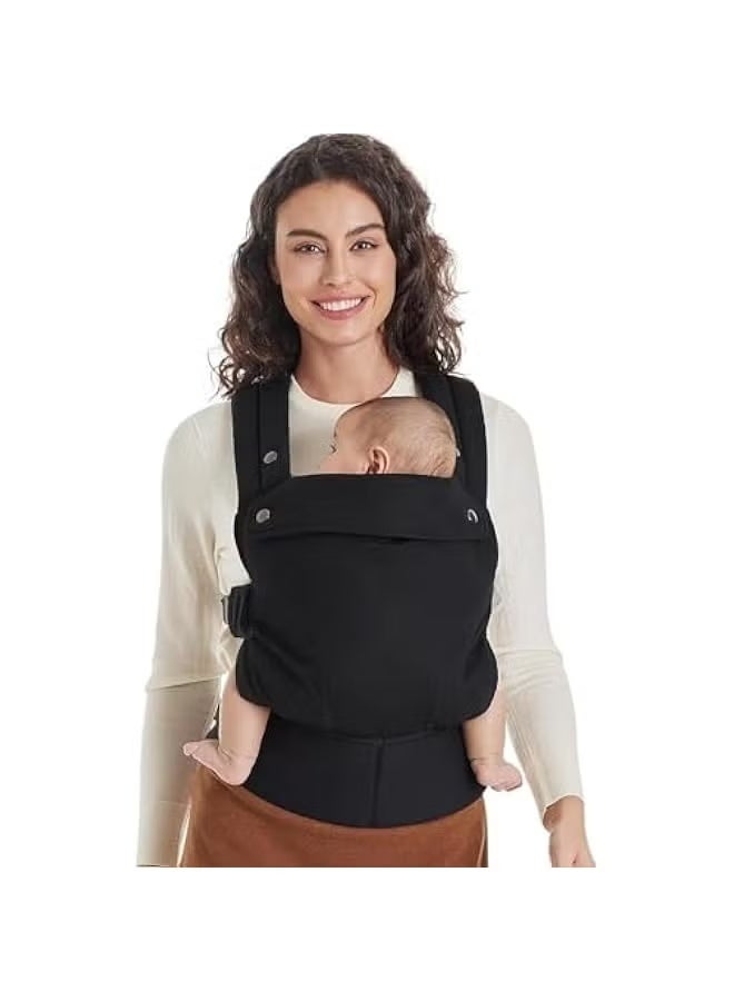 MIXDE Baby Carrier - Ergonomic, Cozy and Lightweight Carrier for 7-45lbs, Effortless to Put On, Ideal for Hands-Free Parenting, Enhanced Lumbar Support, Purehug for Infant to Toddler - Image 1